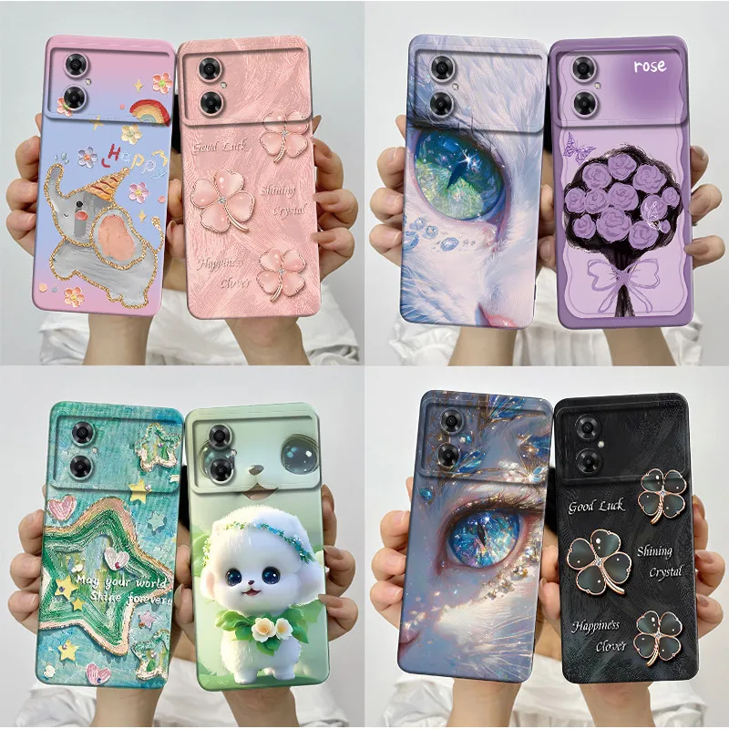 Para Xiaomi Poco M4 funda bonita mariposa flores Fundas suaves de silicona cubierta trasera completa para Xiaomi Poco M4 PocoM4 5G parachoques de teléfono