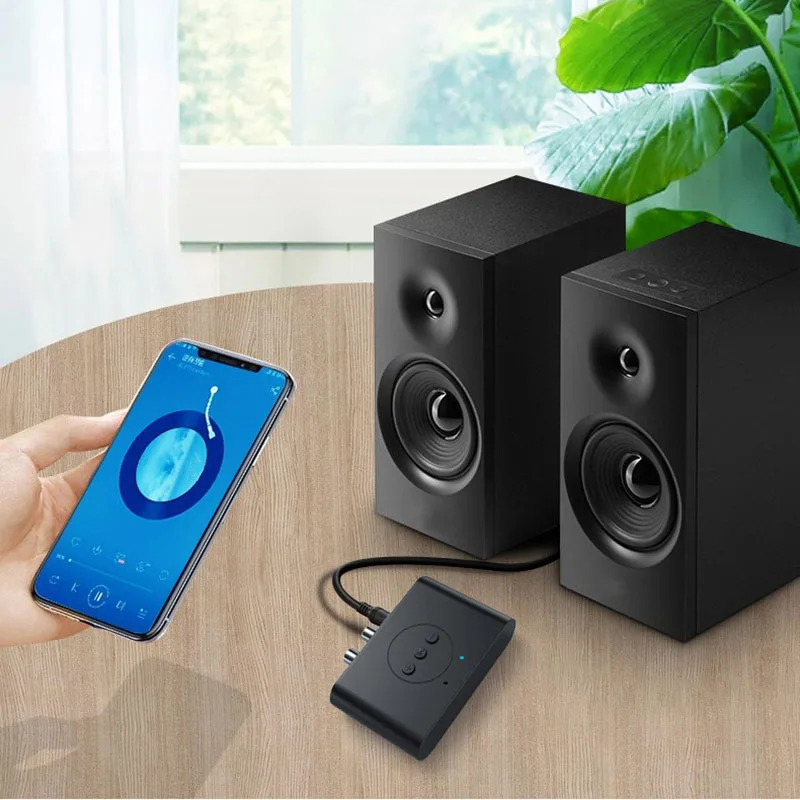 Receptor de música compatible con Bluetooth 5,2, NFC, USB 3,5mm, Aux 2RCA, Dongle estéreo, manos libres, reproductor de Audio inalámbrico, convertidor - imagen 4