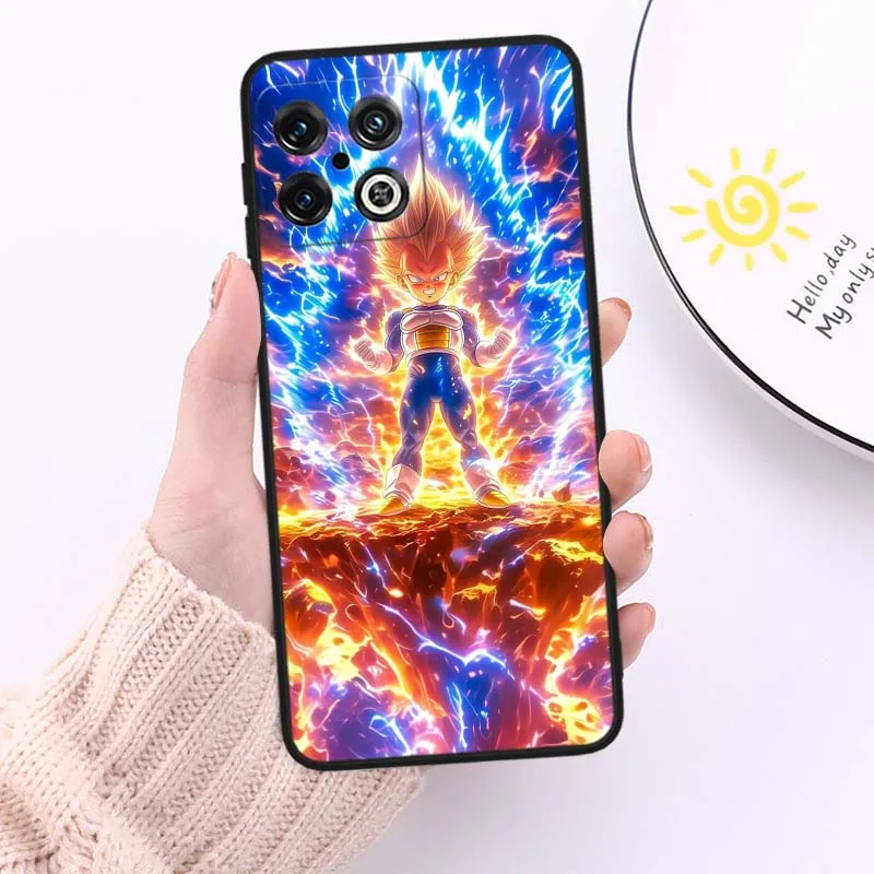 Anime d-dragon Ball Vegeta IV para OPPO OnePlus 13 12 11 10 11R 10R 10T Nord 30N N20 Ace 2 Pro Lite funda de teléfono negra - imagen 4