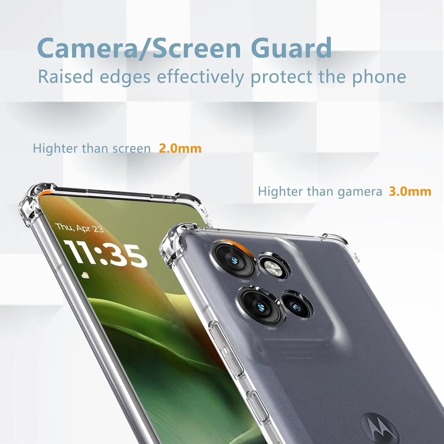 Funda de TPU con Airbag a prueba de golpes para Motorola Edge 60 Fusion Moto Edge 60 Neo Pro Stylus funda protectora Capa Fundas Coque - imagen 2