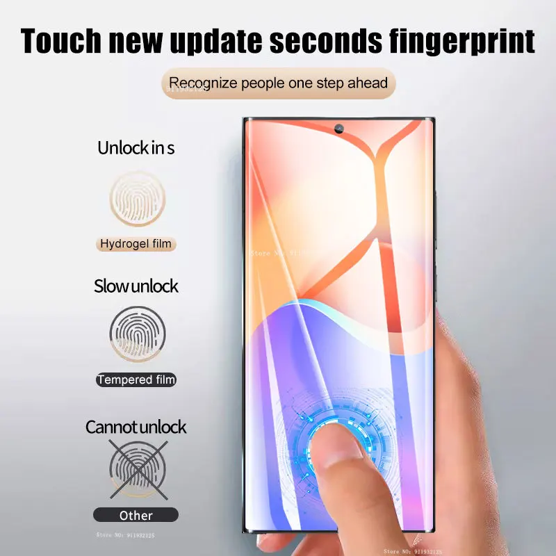 4 Uds. Película de hidrogel sin vidrio para Samsung Galaxy S24 S23 FE S25 Note 20 10 Ultra S21 S25 plus S10 Lite Protector de pantalla S10E - imagen 4