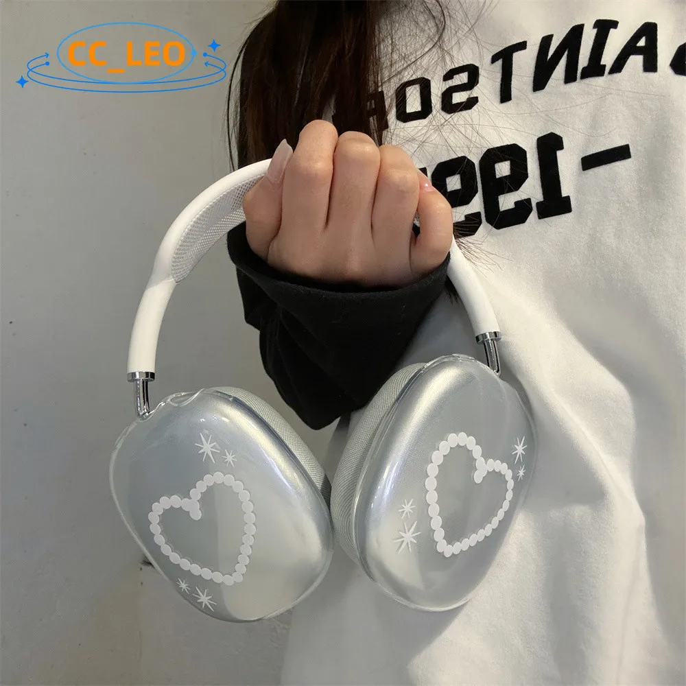 Compatible con AirPods Max funda suave transparente para AirPods Max funda protectora a prueba de golpes bonita - imagen 4