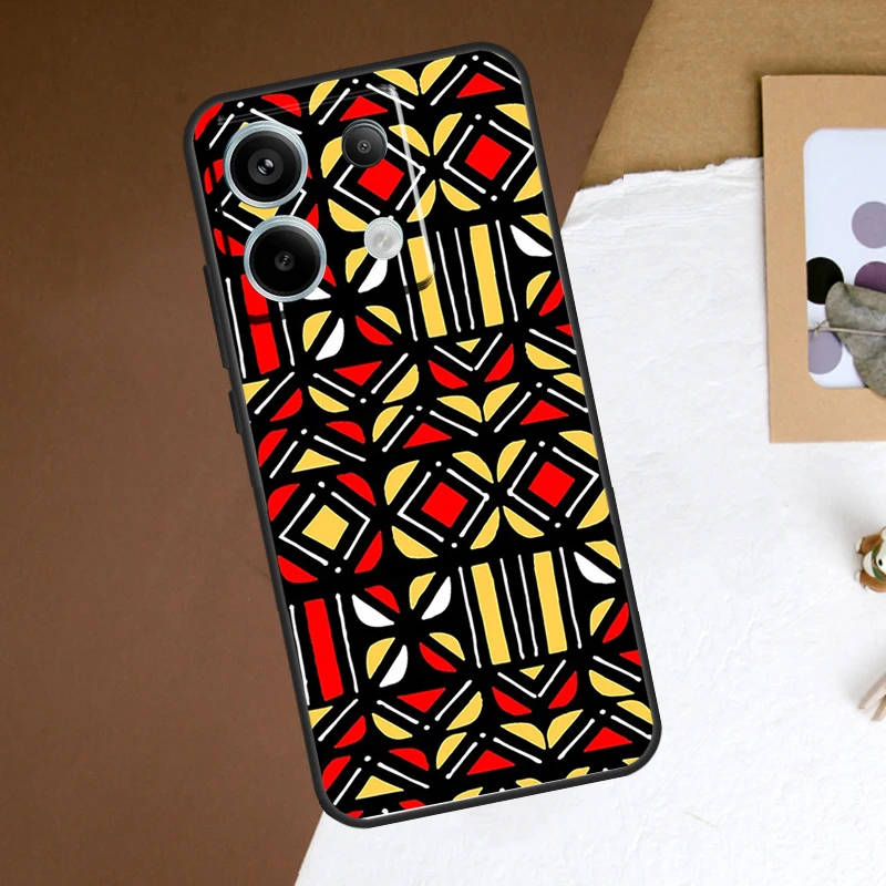 Funda con diseño de impresión de cera africana para Xiaomi Redmi Note 14 12 11 10 13 Pro 11S 12S Redmi 15 13 13C 10C 12C 14C 15C - imagen 2