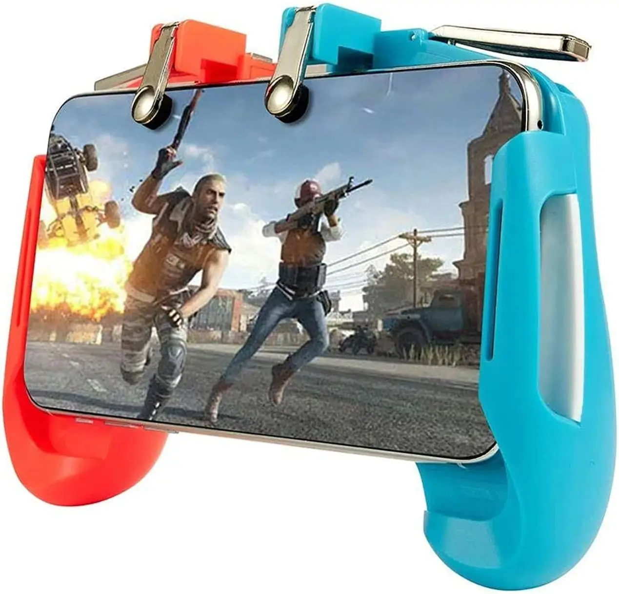 Para AK16 juego Joystick controlador de juego móvil disparadores Free Fire Pubg controlador móvil Compatible con Android IOS IPhone Xr X