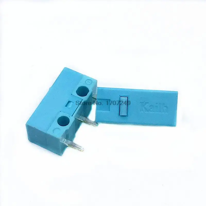 2Pcs Kailh GM2.0 Blue Micro Switch 20 million life Gaming Mouse Micro Switch 3 Pin blue used on computer mice left right button