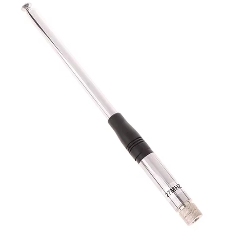 CB Walkie Talkie 27Mhz Radio portátil retráctil de alta ganancia Conectores SMA-macho Antena telescópica