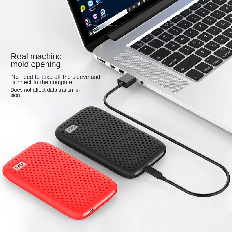 WD Western Data My Passport que acompaña la edición SSD Funda de silicona Funda protectora para unidad de estado sólido móvil - imagen 3