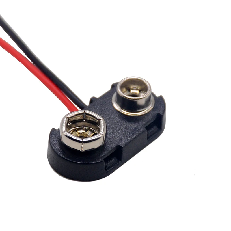 5 uds T tipo 9V batería Snap conector Clip cables soporte - imagen 2