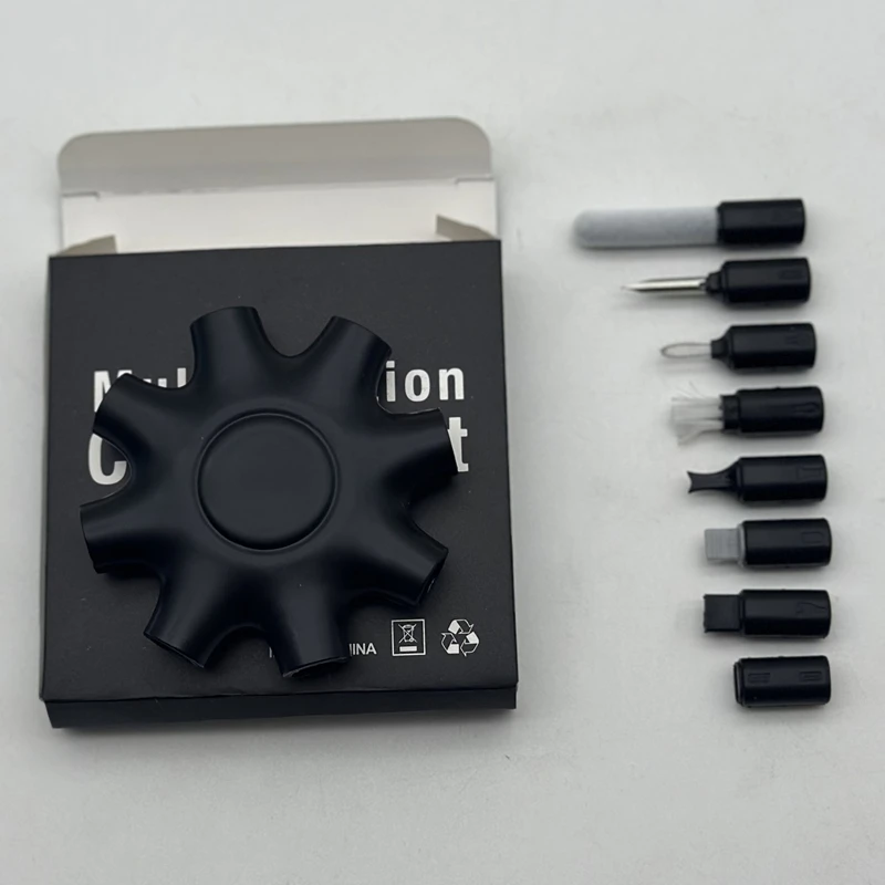 Masilla de limpieza creativa, Kit de limpieza creativo, cepillo de limpieza portátil práctico, herramienta de limpieza, reloj