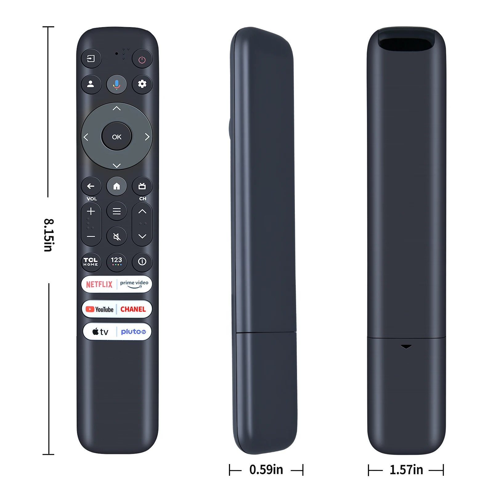 Nuevo Control remoto RC813 FMBG para TCL TV 43S450G 50S450G 55S450G sin voz - imagen 5