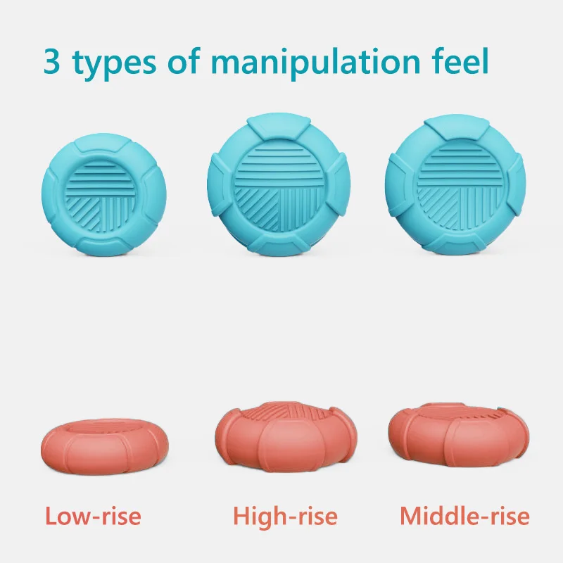 6 uds tapas de agarre de palanca de pulgar para NS Switch 2 accesorios funda de silicona para palanca de pulgar NS2 Joy Con controlador cubierta de Joystick analógico - imagen 3