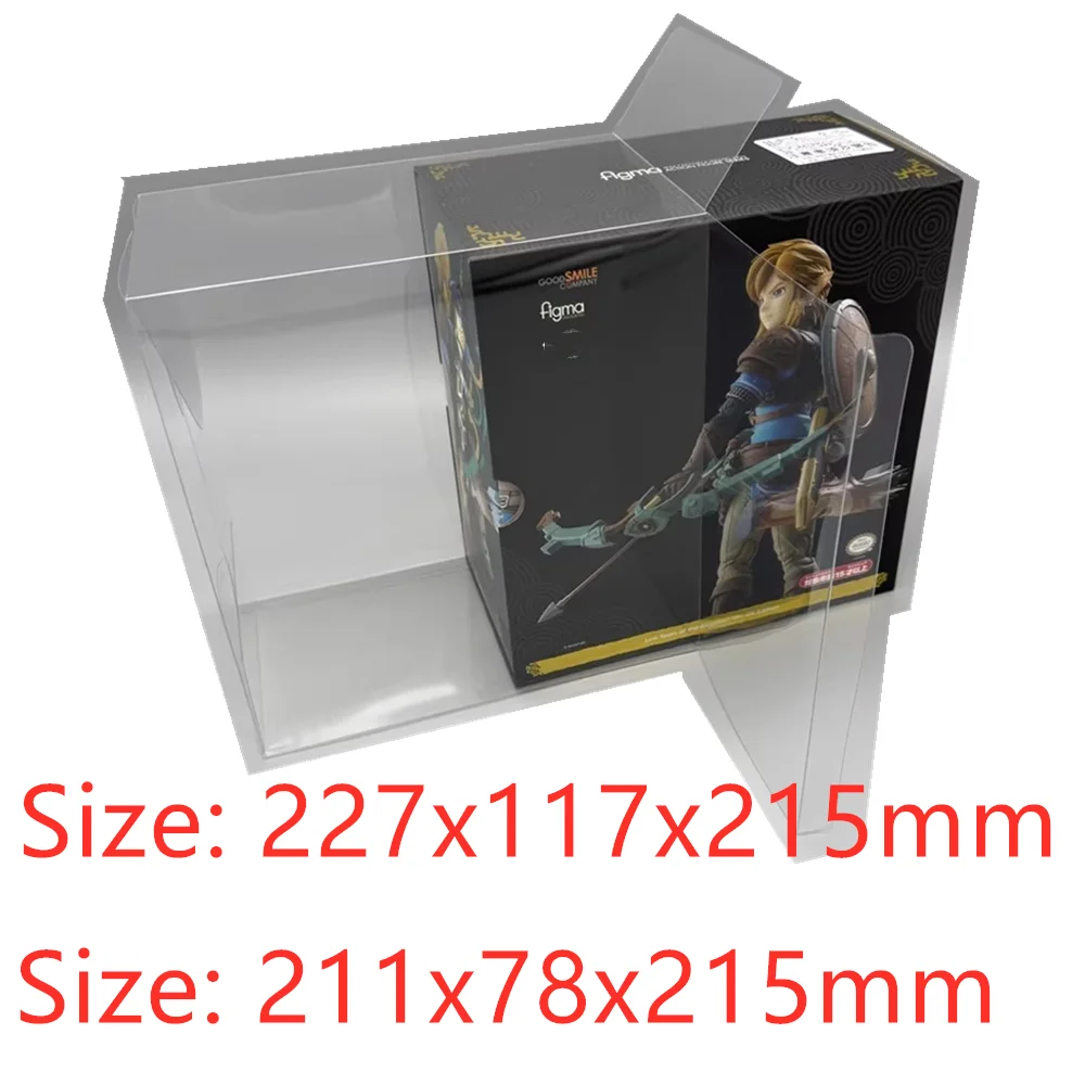 Protector de caja transparente para orejas del Reino/Figma/Link, cajas de recolección, almacenamiento TEP, carcasa de juego, estuche de exposición transparente