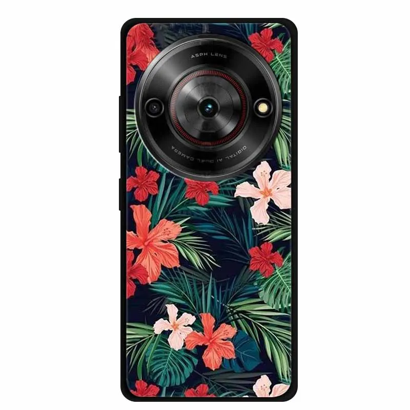 Para ZTE Blade A75 5G funda Original de silicona suave TPU fundas de teléfono contraportada para ZTE Z2357N paisaje protección a prueba de golpes etui - imagen 2