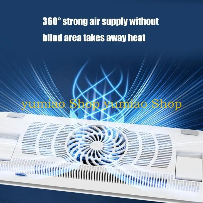 587B Gaming Cofrolders Coolers Semiconductor Stand Notebook Pad, almohadilla enfriamiento ajustable para reemplazo - imagen 2