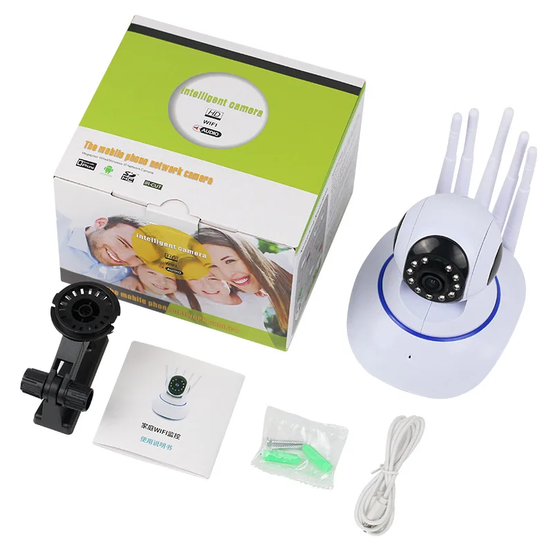 Cámara IP 5tianxian 2,4G WIFI hogar inteligente Audio bidireccional Pan Tilt 1080P vigilancia de seguridad inalámbrica cámara CCTV interior Baby Mon