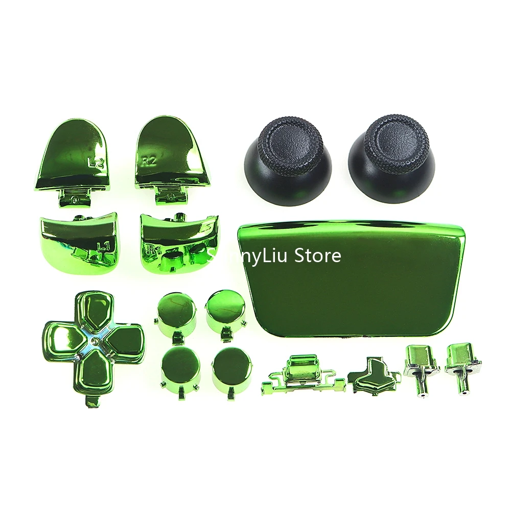Juego completo de botones cromados para mando de PS5 v3.0, BDM-030, Joystick, tapa L1, R1, L2, R2, d-pad - imagen 3