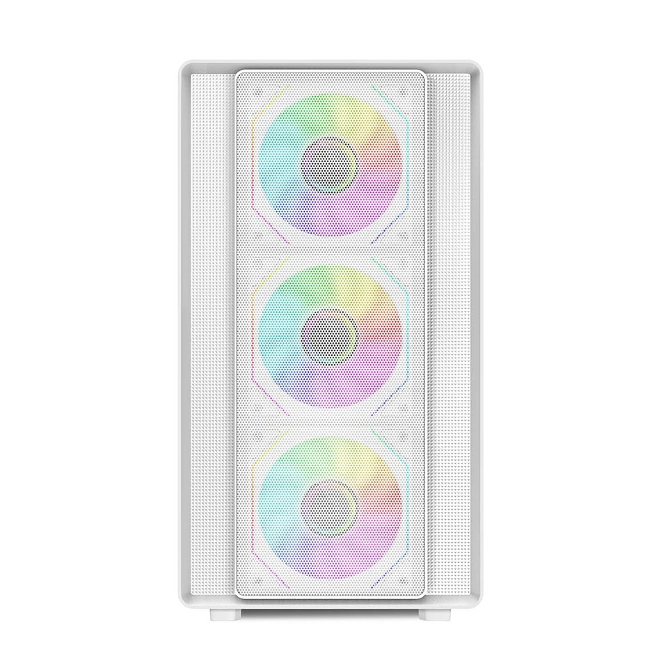 Power Train-funda de escritorio N1 MATX, carcasa de Host transparente lateral de vidrio Vertical, compatible con tarjeta gráfica de 420MM refrigerada por agua 360 - imagen 3