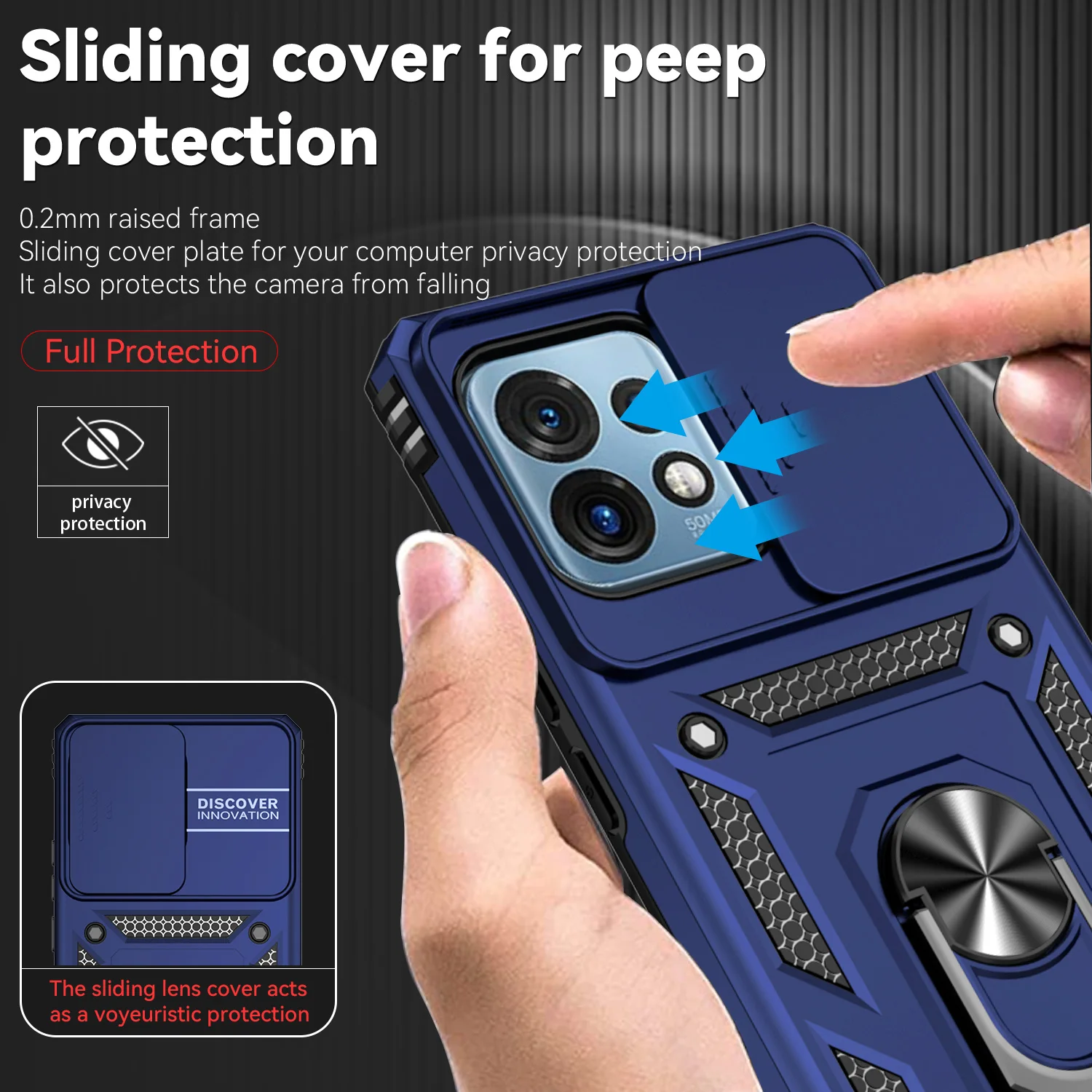 EdgePlus-funda de lujo con anillo magnético para Motorola X40 Pro, X40Pro, soporte para teléfono, Moto X40 Pro Edge Plus 2023 - imagen 2