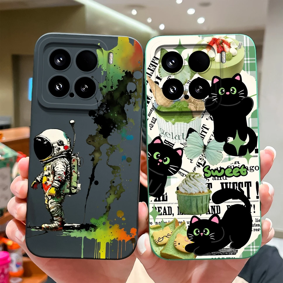 Funda de teléfono para Xiaomi 15 Pro estilo creativo carcasa protectora de silicona suave contraportada para Xiaomi15 15Pro Fundas Coque - imagen 2