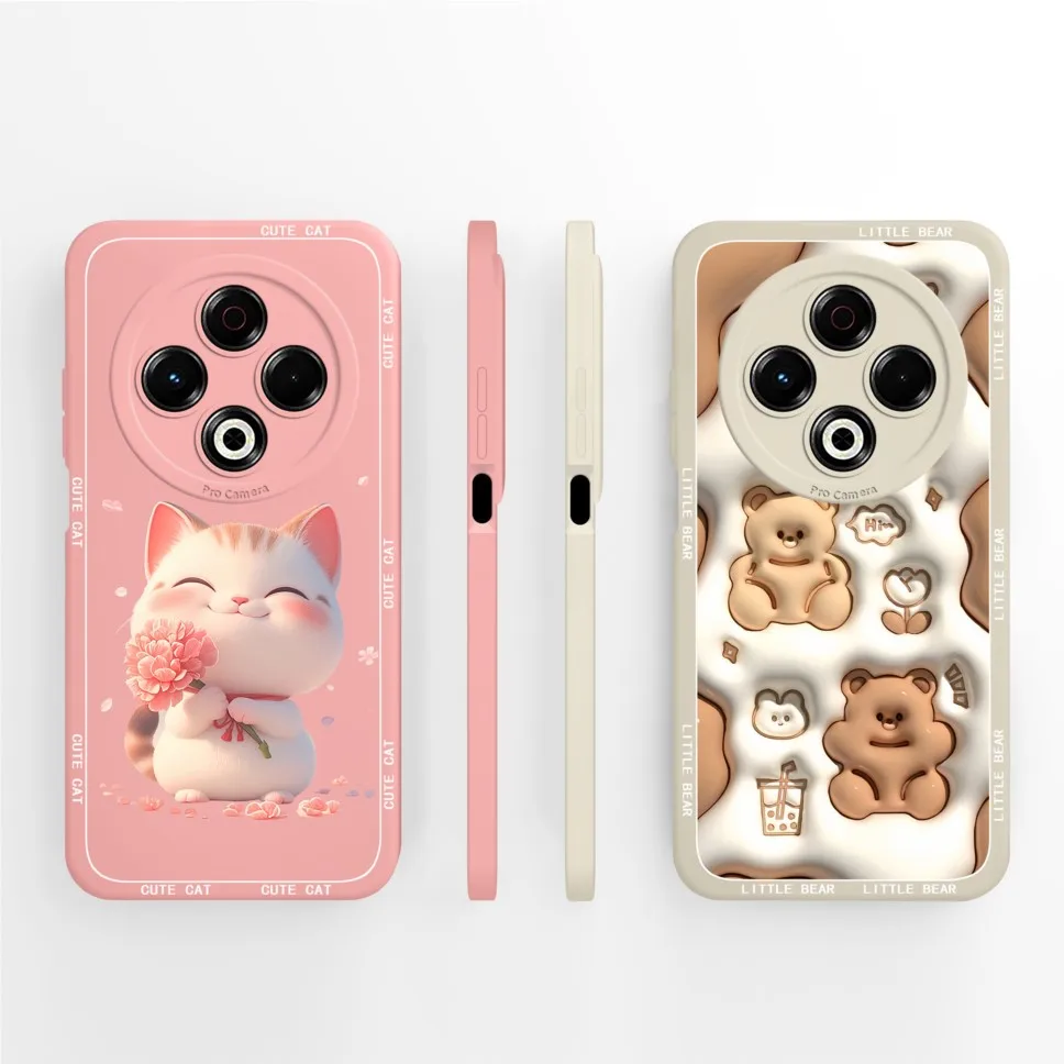 Funda para Tecno Spark 30 Pro 4G 5G Cute Cat Party Cámara protección suave funda trasera de silicona para Tecno Spark 30Pro 4G 5G Capa - imagen 5