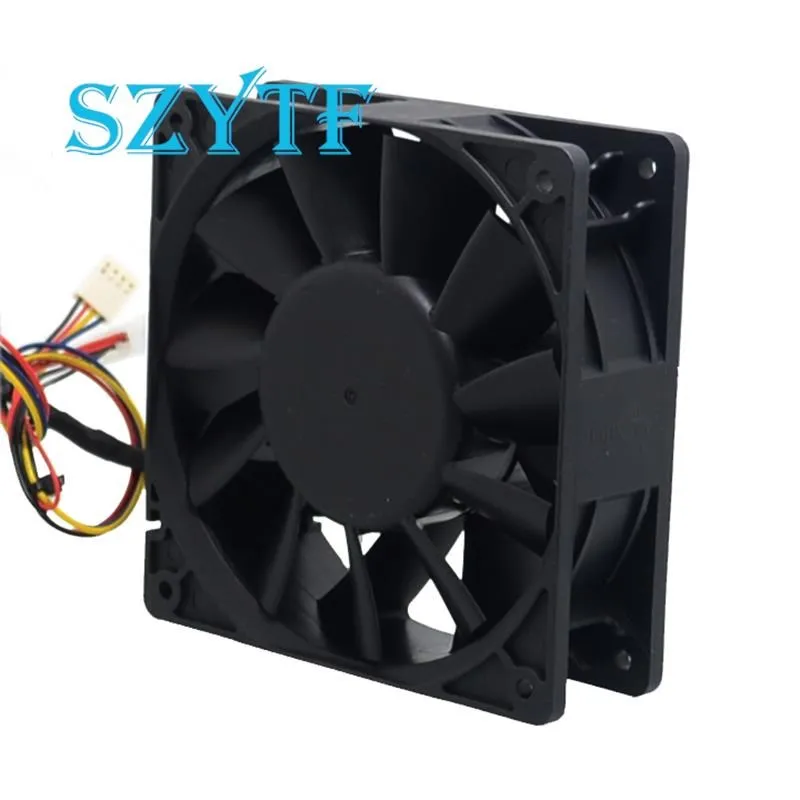 Ventilador de refrigeración de 4 cables para Delta, 12V, 12038, 4.8A, PFC1212DE, 120mm, volumen de viento súper grande, rodamiento de bolas doble, violento - imagen 2
