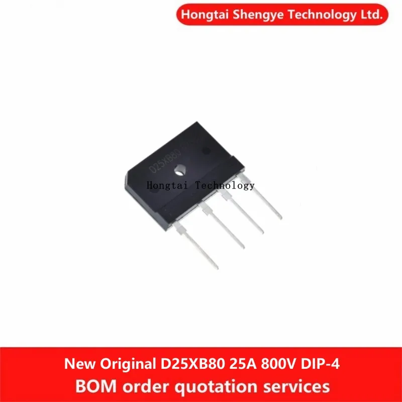 Pilas de puente rectificador de alta potencia para cocina de inducción D25XB80 DIP-4 25A 800V