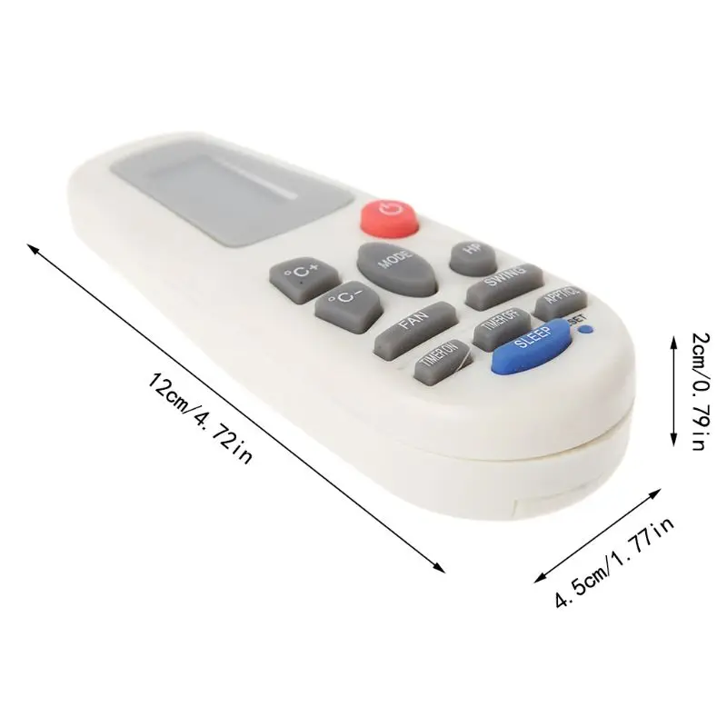 Mando universal ABS para A/C Hisense, alimentación con pilas AAA
