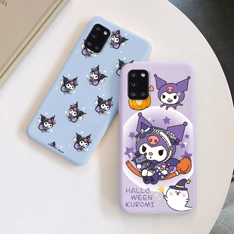 Para Samsung Galaxy A31 A41 Funda de teléfono My Melody Kuromi Capa Shell divertido lindo dibujos animados suave TPU Funda para Samsung A 31 Coque bolsas - imagen 3