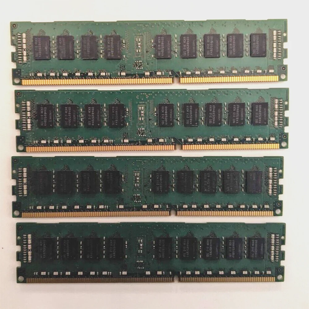 Para Samsung RAM 4G 4GB 2RX8 PC3-12800R DDR3 1600 ECC memoria de servidor M393B5273DH0-CK0 - imagen 3