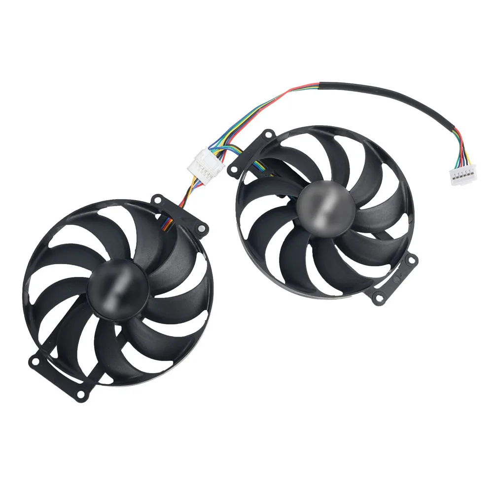 FDC10H12S9-C RTX 2060 SUPER 2070 GTX1660 Ti ventilador de refrigeración para ASUS GTX 1660 1660Ti DUAL EVO OC RTX2060 ventilador enfriador de tarjeta gráfica - imagen 3