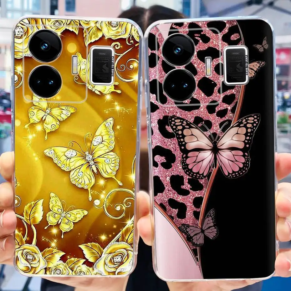 Funda de silicona suave para teléfono, carcasa de TPU con dibujos de dragón para Realme GT3, RMX3709, GT 3, GT3, 240W, 5G - imagen 5