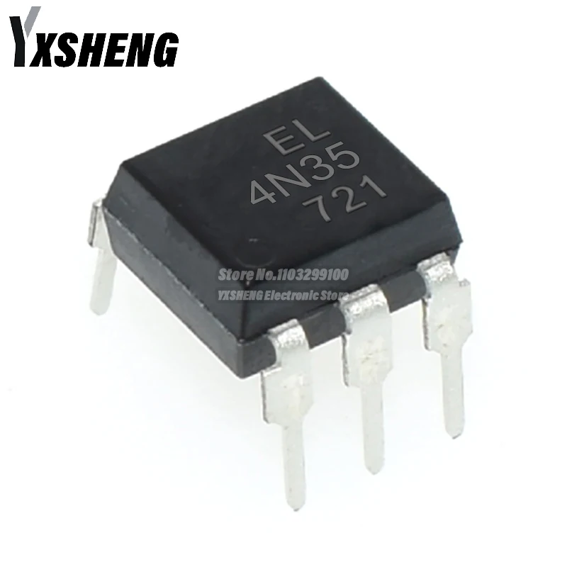 10 Uds EL4N25 EL4N35 4N25 4N35 DIP DIP-6 nuevo y Original IC conjunto de chips optoacoplador