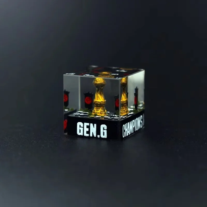 League Of Legends Match 2024 Trophy Keycap Single [réplica] Material de resina Keycap juego tema creativo personalizado Esc regalo - imagen 2