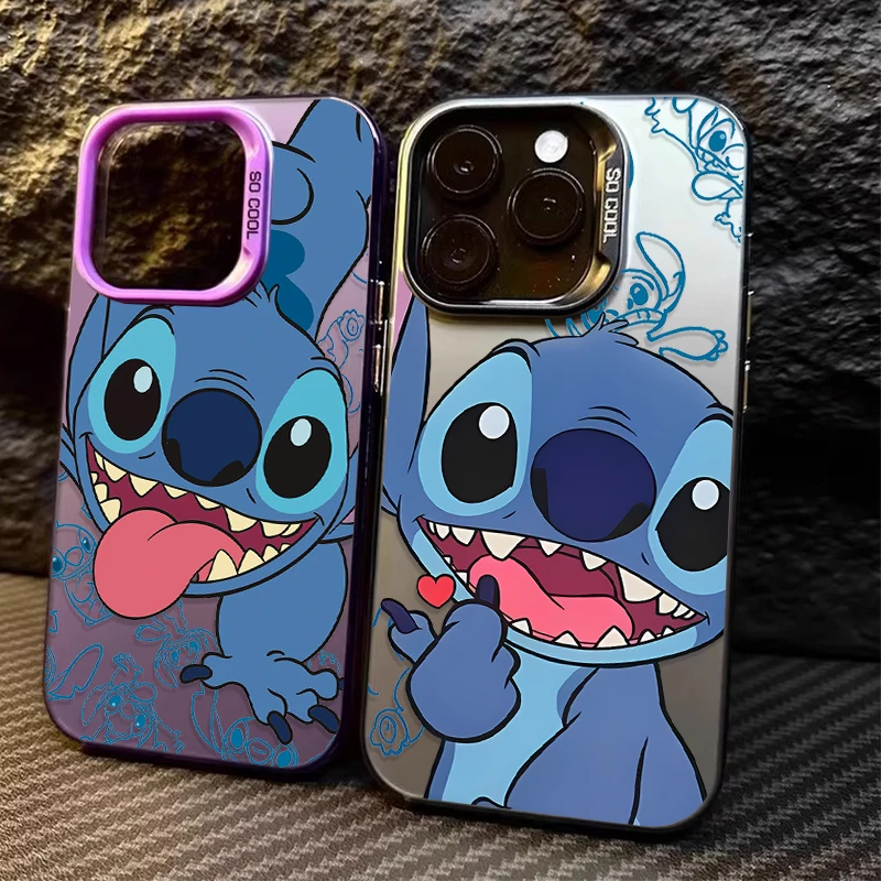 Funda de teléfono Disney Cute Stitch para Xiaomi Redmi Note 14 13 12 11 Pro Plus 4G 5G 12S 11S 10S 10 9 9S 12C 13C 14C A3 A4 contraportada