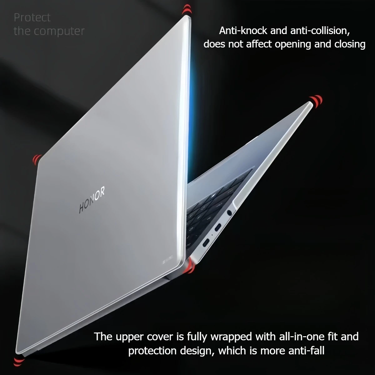 Funda mate para HONOR MagicBook Pro 14 2025, funda para portátil de 14,6 pulgadas, carcasa de plástico duro ultrafina, FMB-PM/FMB-P antihuellas - imagen 4