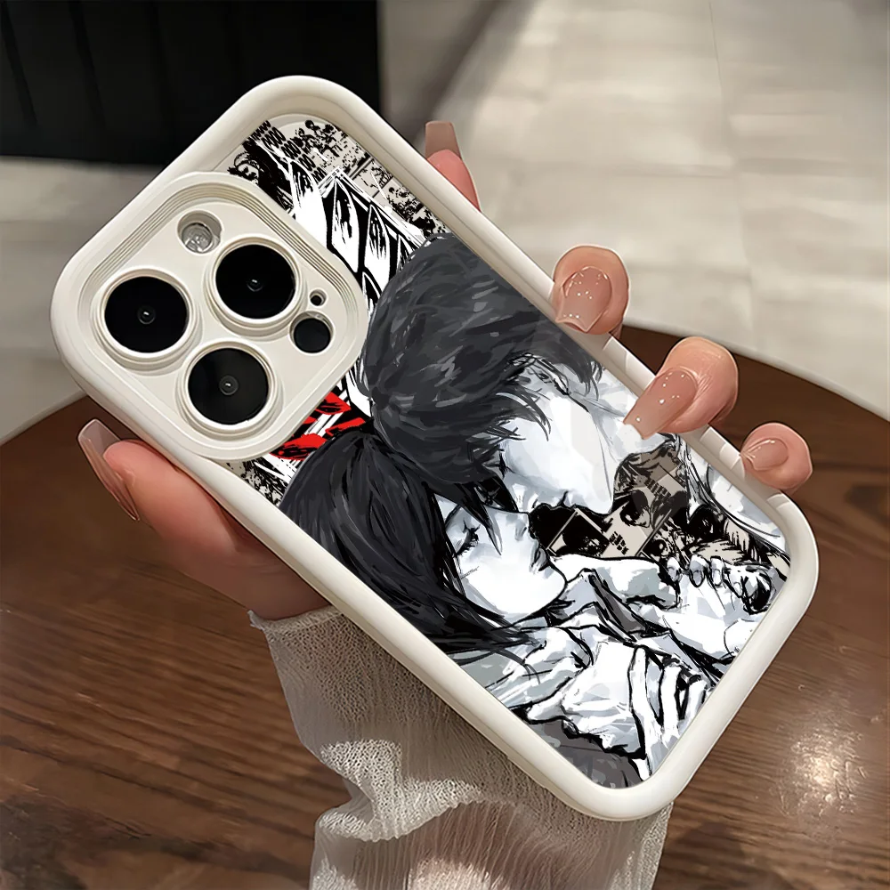 Funda de teléfono de Anime A-Attack On Titans para Samsung Galaxy A17 A07 A26 A16 A35 A55 A25 A15 A54 A34 A36 A24 4G 5G, funda trasera suave - imagen 3