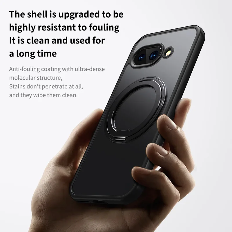 360 °   Funda giratoria de arena para Google Pixel 9 Pro 8, funda magnética con cargador inalámbrico, fundas antigolpes para Pixel 8 Pro XL Pixel9 9A 8A - imagen 5