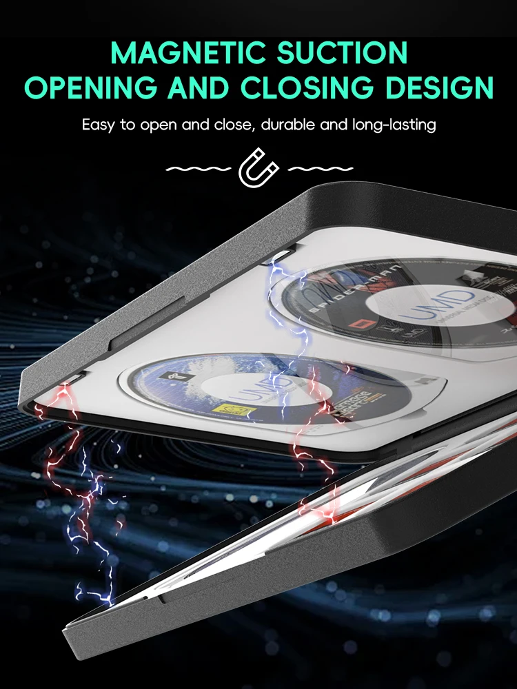 Funda de tarjeta de juego DATA FROG UMD para PSP VITA SD, soporte para PSP 1000/2000/3000, Memory Stick Pro Duo M2, diseño Retro - imagen 5