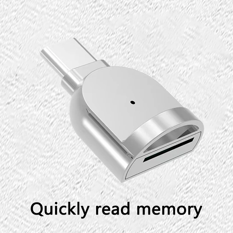Lector de tarjetas TYPEC a Micro SD para Samsung Galaxy Huawei Xiaomi OTG adaptador cámara USBC TF lector de tarjetas de memoria para iPad Phone15 - imagen 5