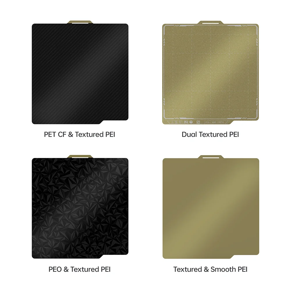 Placa de construcción BIGTREETECH Panda 256MM 180MM CryoGrip Pro placa fría PEI PEO panal pata de gallo para BambuLab P1 A1 X1 A1 MINI - imagen 3