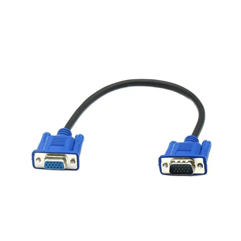 Cable VGA/SVGA HDB de 30cm y 50cm, Cable de extensión macho a hembra para Monitor de ordenador, 30CM, 1FT, 50CM, 100CM, 150CM, 3M, 5M