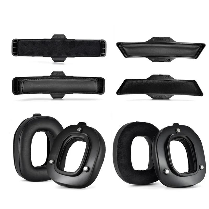 Almohadillas de repuesto para auriculares Logitech ASTRO A50 Gen3 Gen4, cubierta de cojín para auriculares, diadema