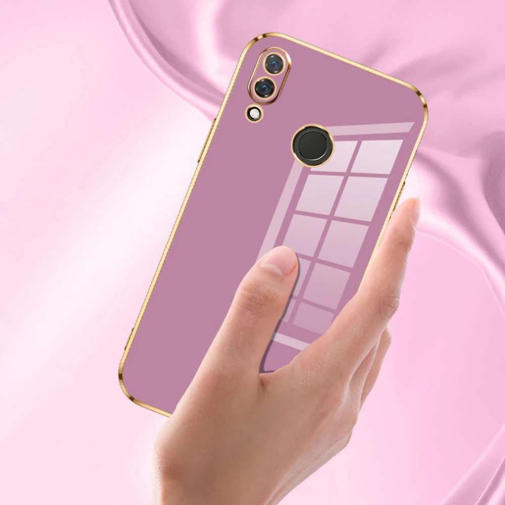 Para Honor 8X funda Honor View 10 Lite funda de teléfono JSN-L11 JSN-L21 JSN-L22 JSN-L23 funda trasera de silicona Fundas revestimiento cuadrado de lujo - imagen 4