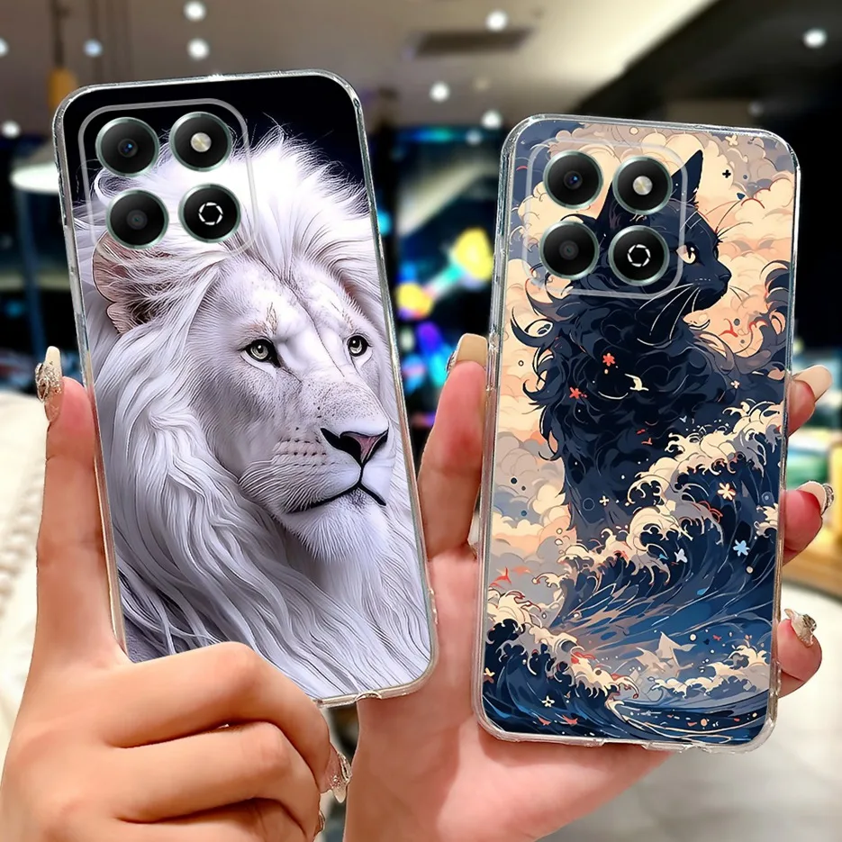 Para Honor X6b funda JDY-LX1 JDY-LX2 funda pintada de flores coloridas funda de silicona suave para Honor X6a X 6b HonorX6a HonorX6b Fundas - imagen 3