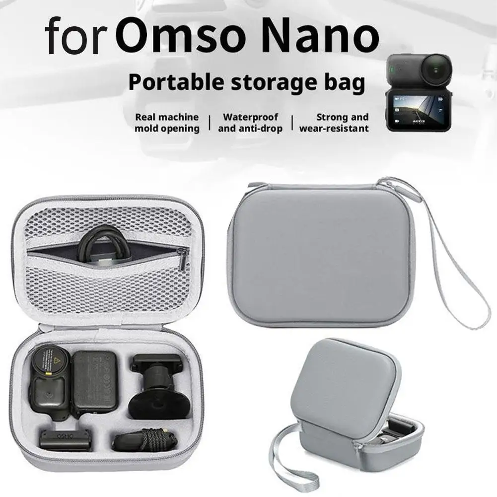 Mini bolsa de almacenamiento portátil estándar para dji OSMO NANO, Estuche de transporte de viaje, caja dura impermeable para accesorio de cámara dji Osmo Nano - imagen 3