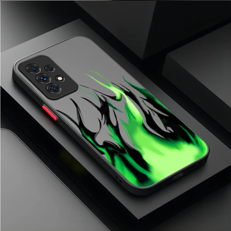 Funda con símbolo Noble de llama para Samsung Galaxy A05 A05S A54 A34 A24 A14 A53 A33 A23 A13 A52 A52S A32 A22 A12 A71 A51 A31 A50 - imagen 5