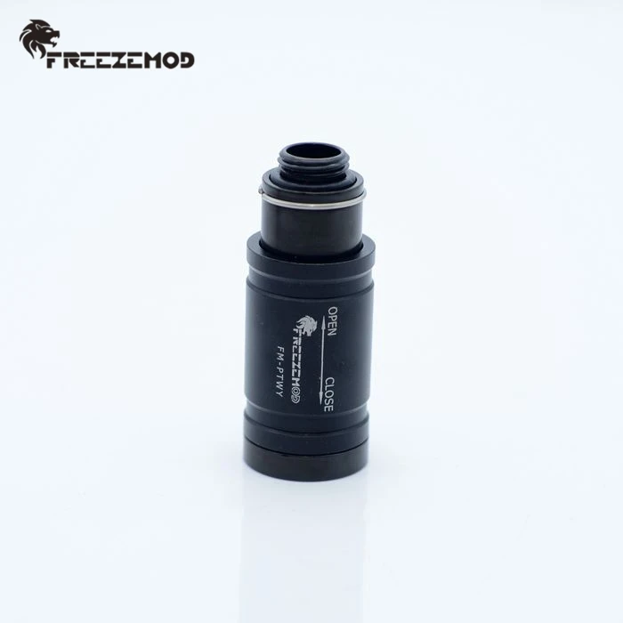 Un objeto negro y plateado con la palabra congelar