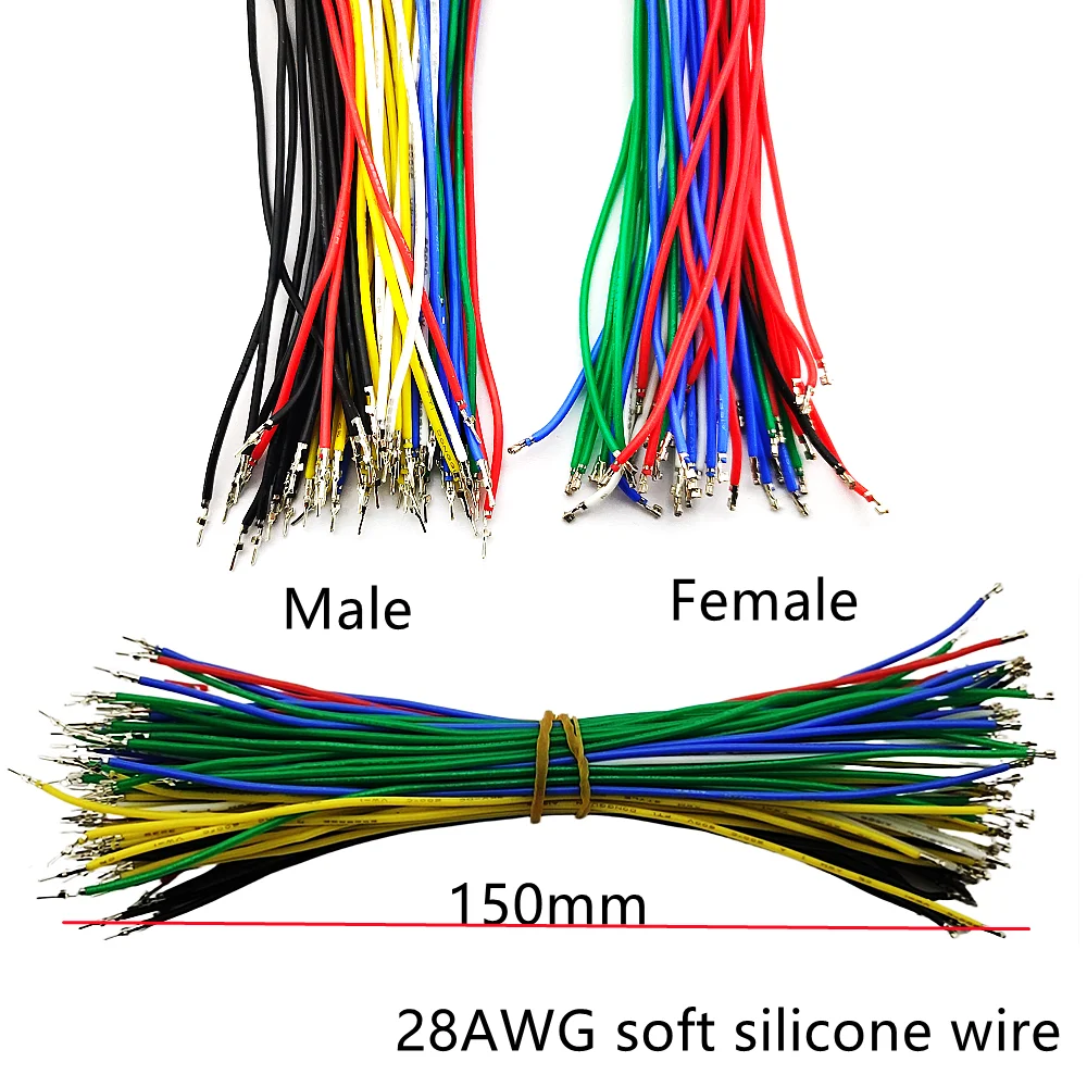 Cable de extensión de paso JST ZH de 1,5mm, conector macho hembra, adaptador de carcasa de 2/3/4/5/6 pines con Cable de silicona suave prensado de 28AWG - imagen 4