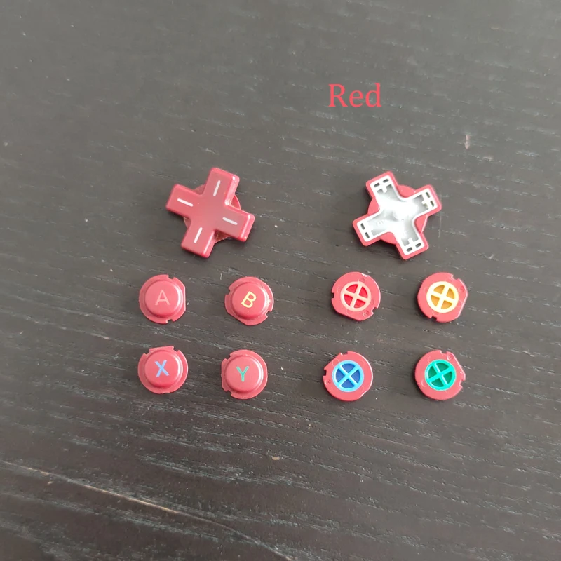 Pad Cross ABXY botones clave para Nintendo nuevo juego de teclado de consola 3DS LL/XL