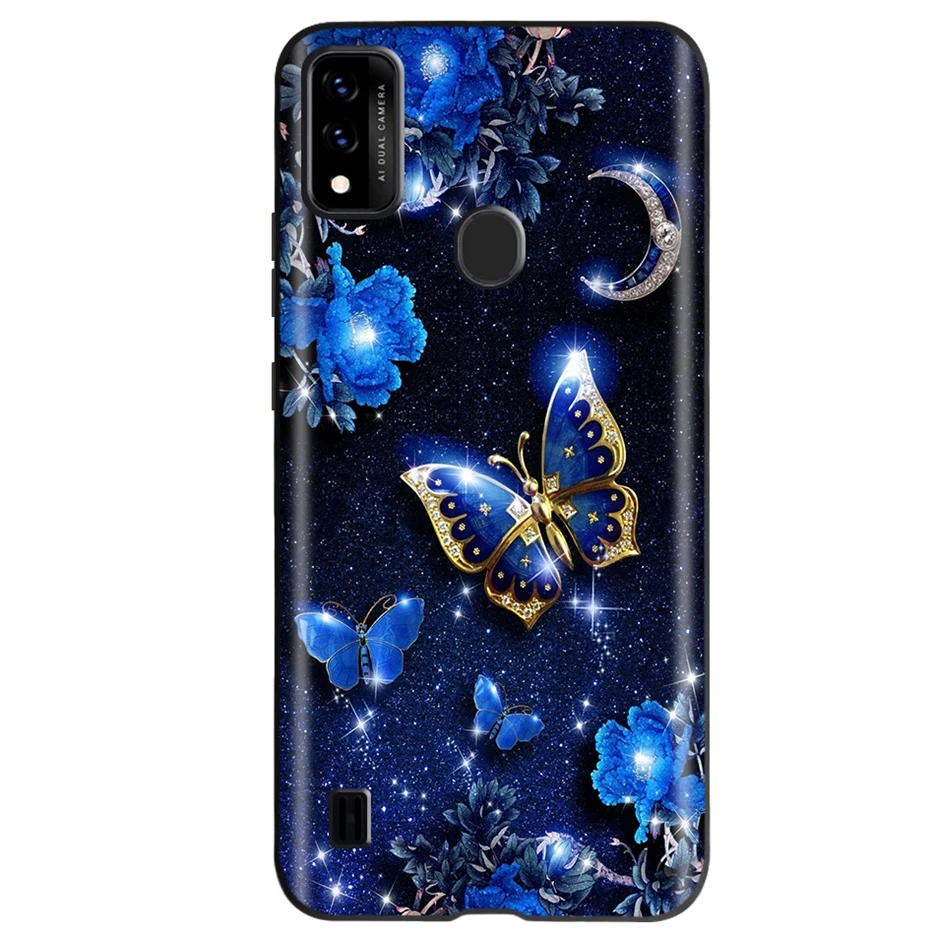 Funda con dibujos de gato para ZTE Blade A51, carcasa mate de TPU suave de 6,52 pulgadas, parachoques - imagen 4